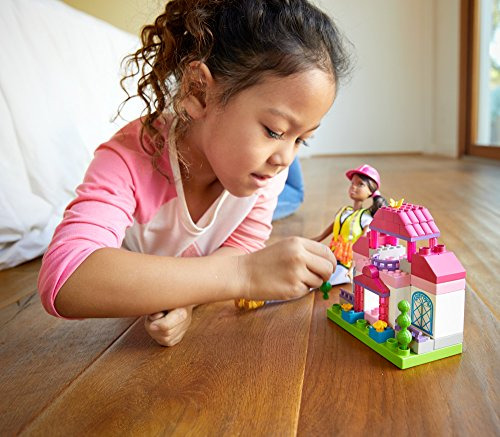 Muñeca Barbie Builder Con Más De 50 Ladrillos Mega Bloks