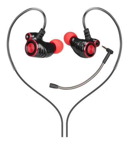 Audifono Gamer Hp In Ear Dhe-7002 Mic / Tecnocenter