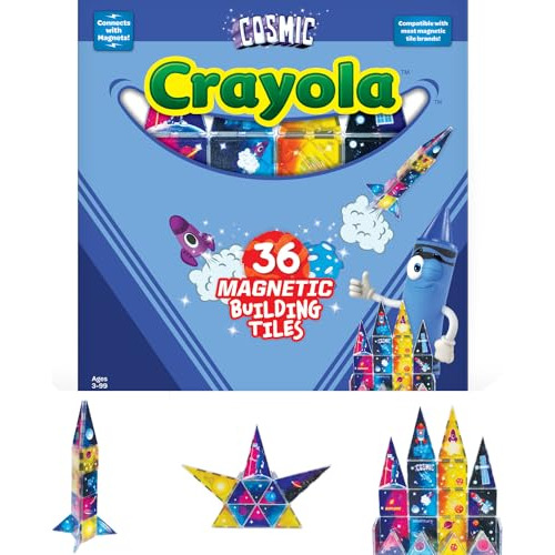 Azulejos Magnéticos Cósmicos Crayola, Juego De Constr...