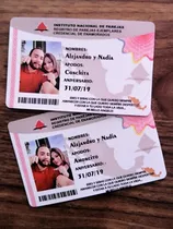 Busca credencial parejas ine ife 100 personalizables novios a la venta en  Mexico.  Mexico