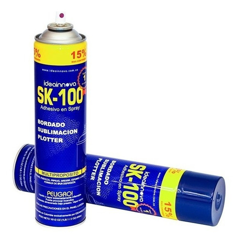 Adhesivo En Spray Sk-100 Sublimación Bordados Plotter