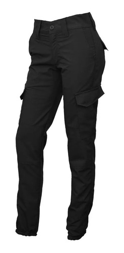 Pantalon Negro Mujer Bombacha Resistente Al Agua Elastizado