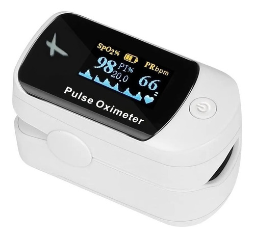 Oximetro De Pulso Saturometro Digital Para Dedo Con Curva