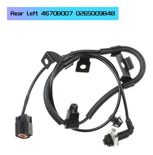 Sensor De Velocidad De Rueda Abs Trasera Izquierda 4670b007