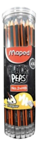 Lápiz Maped Black-peps #2 Hb 36 Piezas