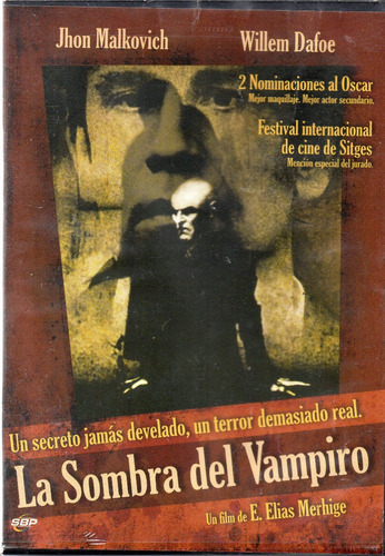 La Sombra Del Vampiro - Dvd Nuevo Original Cerrado - Mcbmi