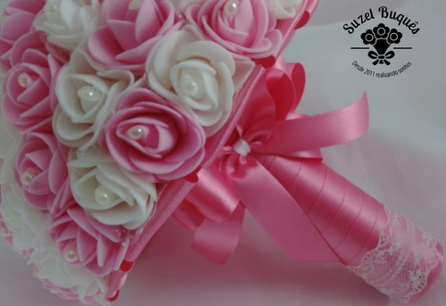 Buquê / Bouquet De Noiva Rosa - Casamentos | Parcelamento sem juros
