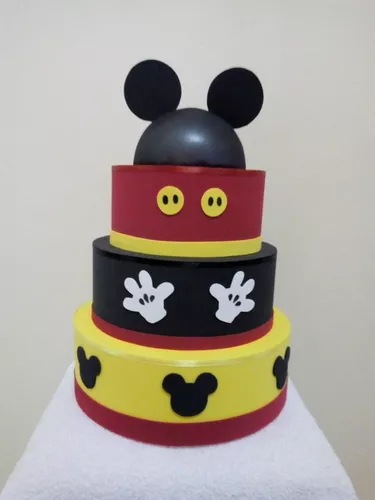 BOLO do MICKEY MOUSE: 50 Modelos e Como Fazer