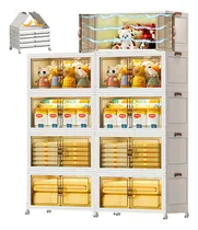 Comprar Closet Mueble Armarios Organizador Ropa Plegable Ruedas 360°