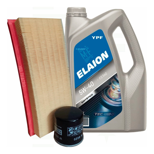 Kit 2 Filtros + 4 Lrts. Aceite Ypf Elaion Fs Toyota Etios