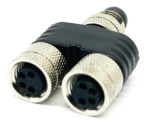 Conector Y M8 4 Pinos 2 Fêmea X 1 Macho Para Sensor