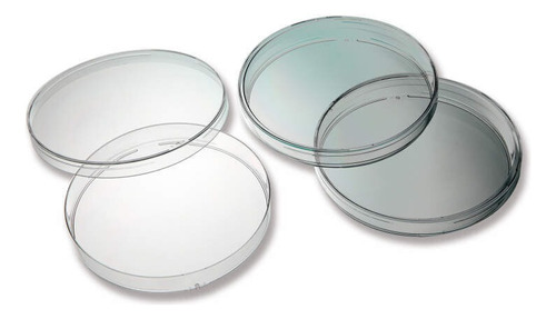 Caja Petri Desechable Estéril Plástico 90x15 Mm Paq C/10