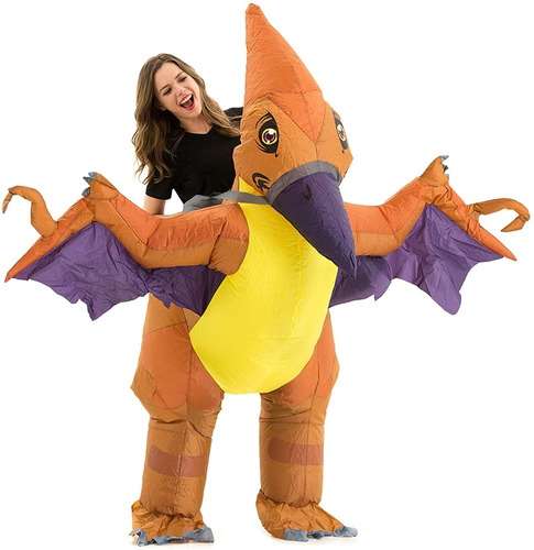 Disfraz De Dinosaurio Inflable Para Adultos Con Sonido