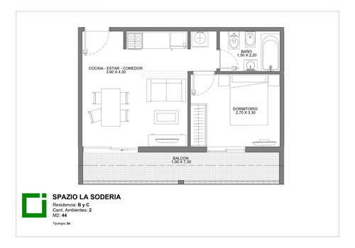 Departamento 3 Ambientes En Venta Santos Lugares