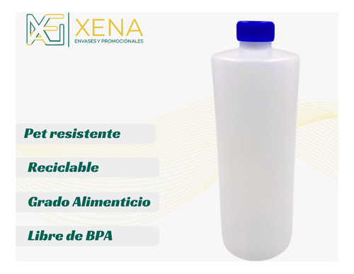 Envase Botella Polietileno 500 Ml Industrial 400 Pzs Mayoreo