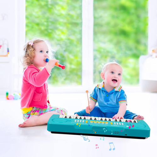 Piano De Teclado Para Niños, Piano Portátil De 37 Teclas, Ap