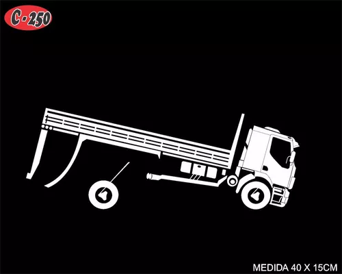 desenho de caminhão arqueado volvo