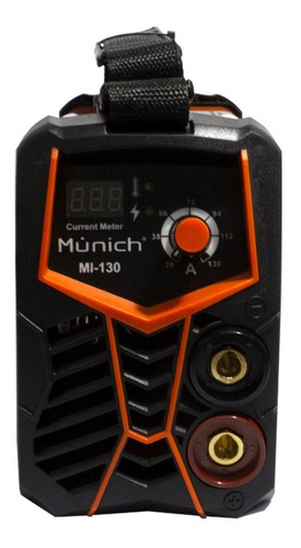 Imagen 4 de 4 de Soldadora inverter Múnich MI-130 naranja y negra 60Hz 110V