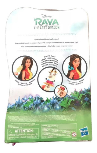 Muñeca Raya - Set Fortaleza Y Estilo, Hace Trenzas - Disney