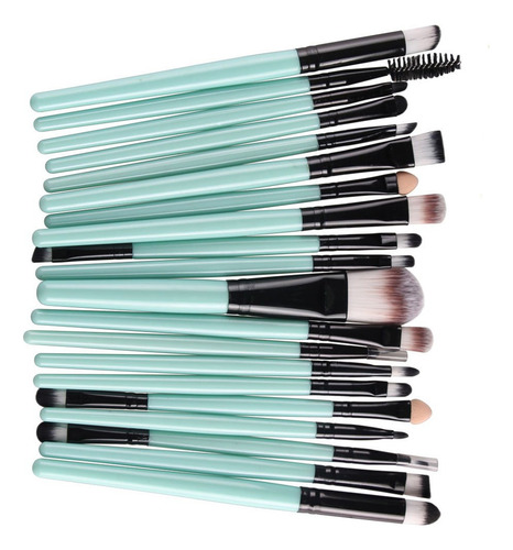 Juego De Maquillaje Kolight 20 Piezas Negro Y Verde