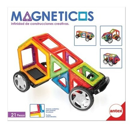Juego Magneticos Autos 21 Pzs C/ Iman Env Antex Casa Valente