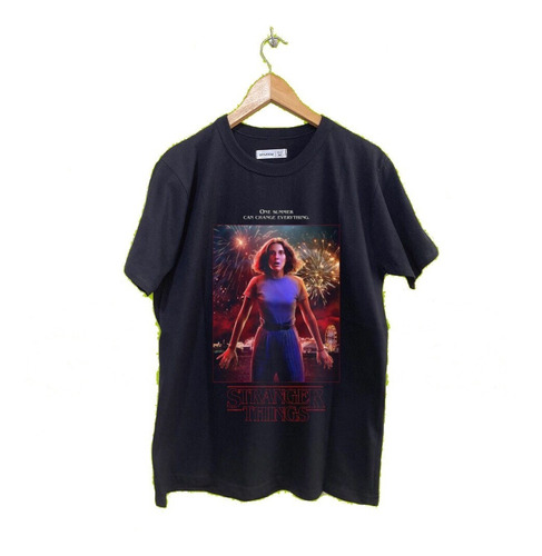 Remeras Estampadas Dtg Full Hd Stranger Things Eleven Fuegos