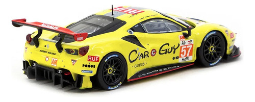 Tarmac Ixo Models Ferrari 488 Gte 24h Of Le Mans 2023 1/64 Color Amarillo