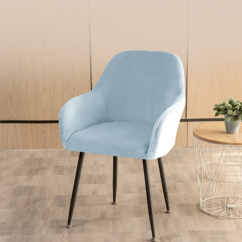Funda Silla Terciopelo Elástico-comedor Sillón Brazos Altos