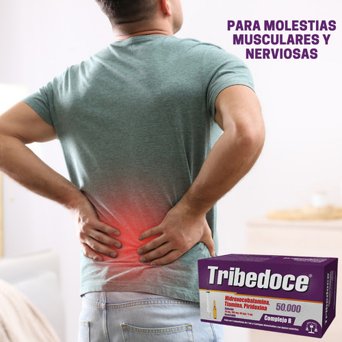 Tribedoce Inyectable 50,000 Ampolletas Complejo B - 2 Cajas