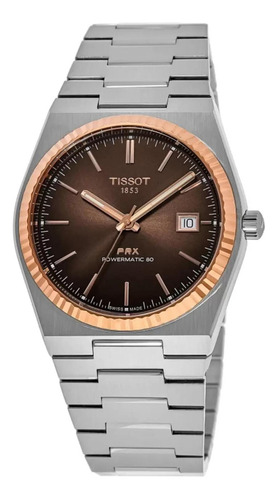 Relógio Tissot Prx Powermatic 80 Steel Ouro 18k