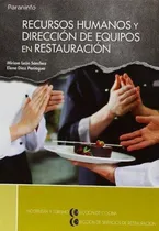 Comprar Libro Recursos Humanos Y Direccion De Equipos En Restauracio