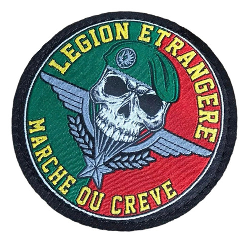 Parche Insignia Sog Team Legion Etrangere Bordado Con Velcro
