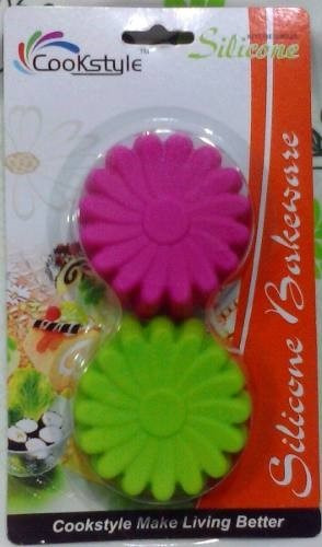 Molde De 6 Silicon Cupcake Gelatina Quesillos Velas Jabones