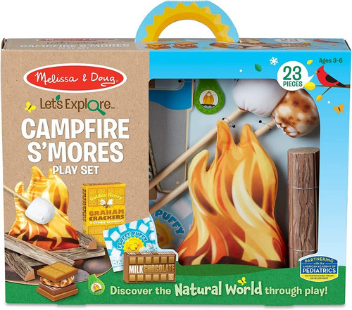 Melissa & Doug Lets Explore Juego De Hoguera Campamento