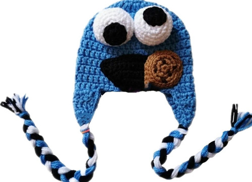 Gorro Come Galletas Crochet Bebés