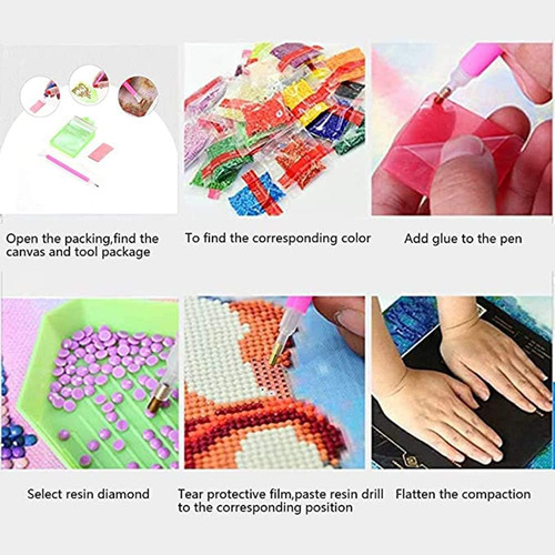 Pintura De Diamantes Nativo De Timovo America Diy 5d, Kit De