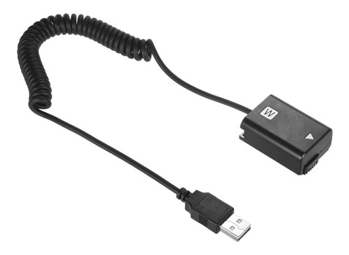 Andoer Np-fw50 Dummy Battery + 5v 3a Usb Adaptador Para Sony