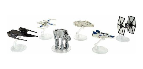 Hot Wheels Star Wars Starships 6 Pack Naves Mattel Envio Gra