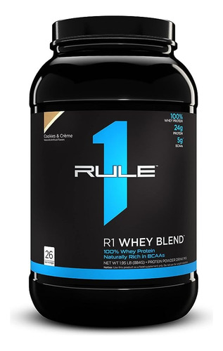 Rule One Proteina 100% Whey Con Eaa Y Bcaa 27 Servs Sabor Cookies & Crème