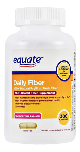 Equate Daily Fiber - Psyllium - Unidad a $845