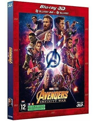 Avengers Infinity War: Combo De Blu-ray 3d Y 2d
