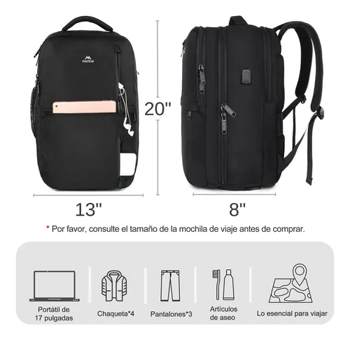 Mochilas para viajar hombre hotsell