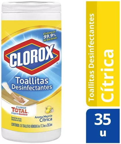 Toallas Húmedas Desinfectantes Clorox Bote Con 35 Unidades | MercadoLibre