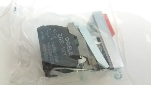 Pulsador Doble Star-stop 22mm No Luminoso 1na+ 1nc Gqele