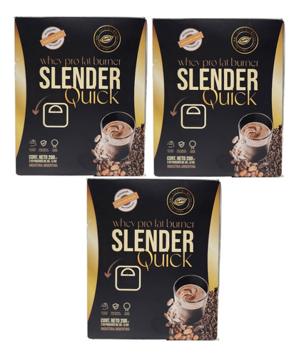 Slender Quick 3x2- Whey Pro Fat Burner - Marca Oficial