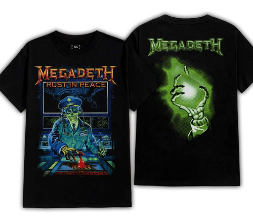 Megadeth Rust In Peace 347 Rock Metal Polera Dtf
