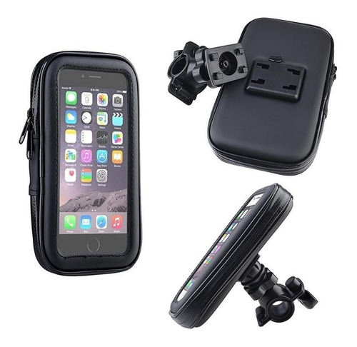Imagen 2 de 5 de Soporte Bicicleta O Moto Para Gps iPhone Celular Hasta 6.5''