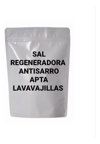 Sal Regeneradora Antisarro Para Lavavajilla X 1 Kg 