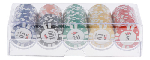 100pcs Vegas Set Casino Fun Home Gift Poker Variedad