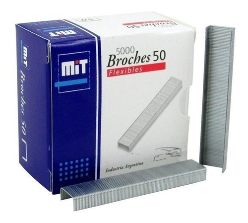 Broche P/abrochadora Mit 50x5000 - Pack X 2 Cajas